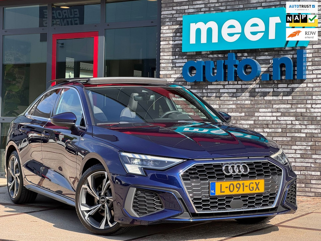 Audi A3 Limousine - 35 TFSI 3x S-LINE l MATRIX l B&O l CAMERA l SFEER l RS-ZETELS l CARPLAY l ACC l EL-STOEL l - AutoWereld.nl