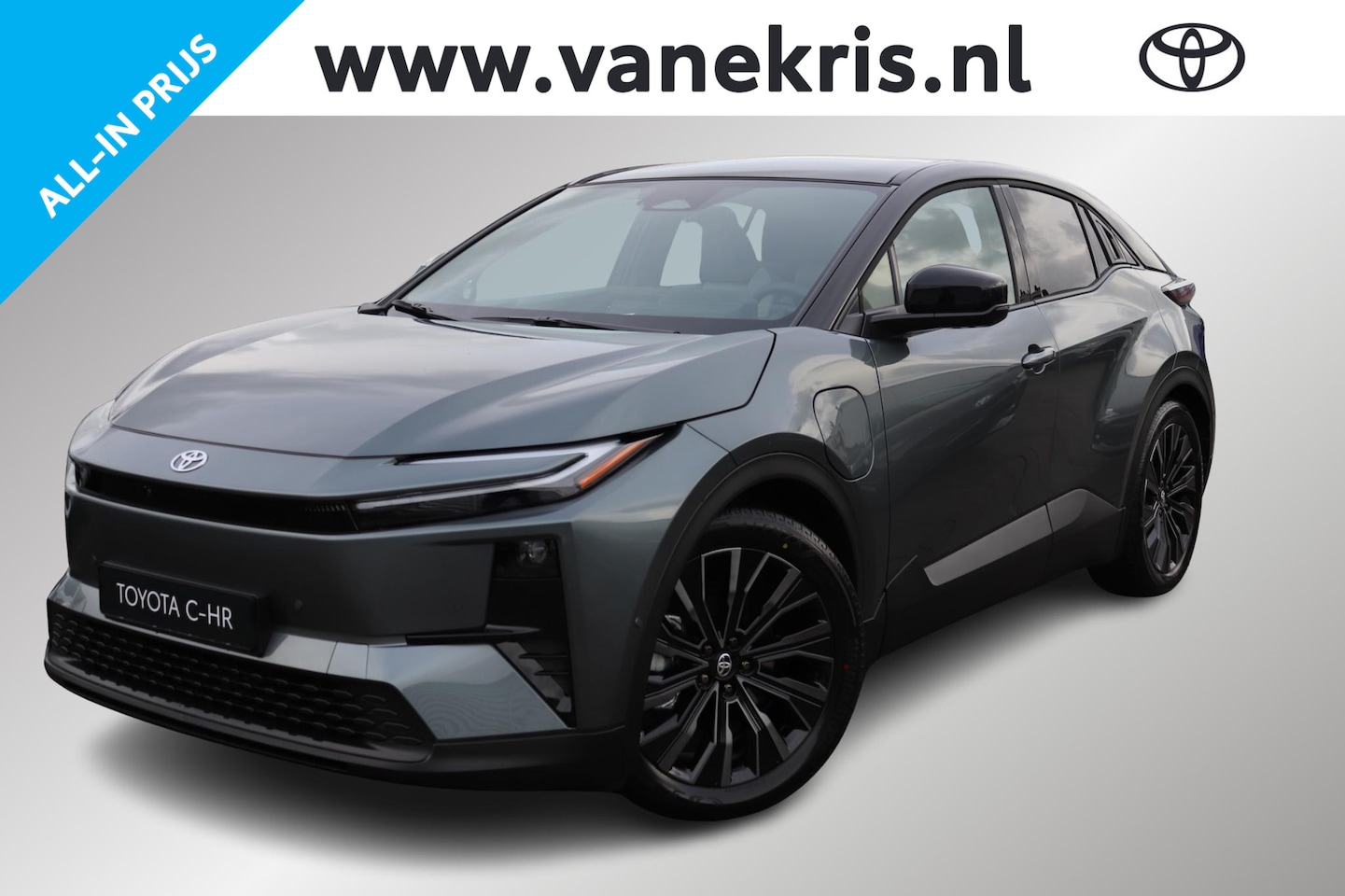 Toyota C-HR - Executive AWD 77 kWh Executive AWD 77 kWh, Inruilpremie €3.000,-, 22kW AC, Licht Grijs interior, BSM, Bi-Tone, - AutoWereld.nl