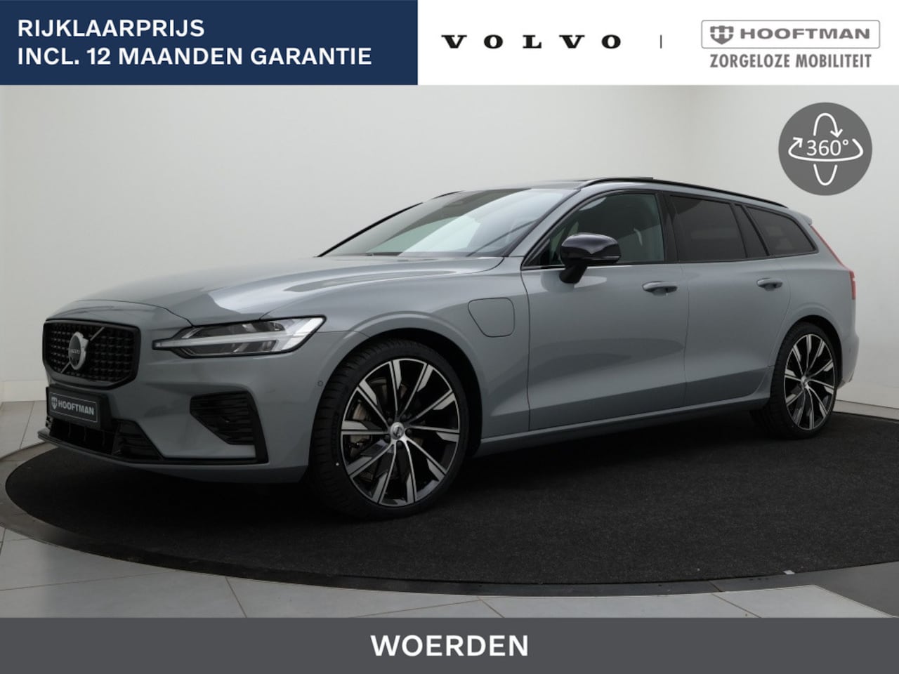 Volvo V60 - T6 PLUG-IN HYBRID PLUS DARK 360GR CAM SCHUIFDAK HEAD-UP DISPLAY - AutoWereld.nl