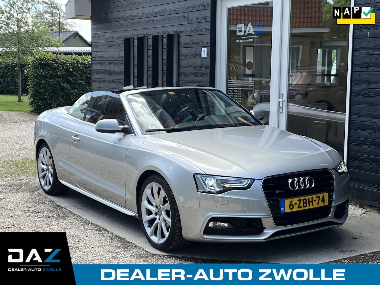 Audi A5 Cabriolet - 2.0 TFSI quattro Sport Edition Aut/Ecc/Leer/Navi/B&O - AutoWereld.nl