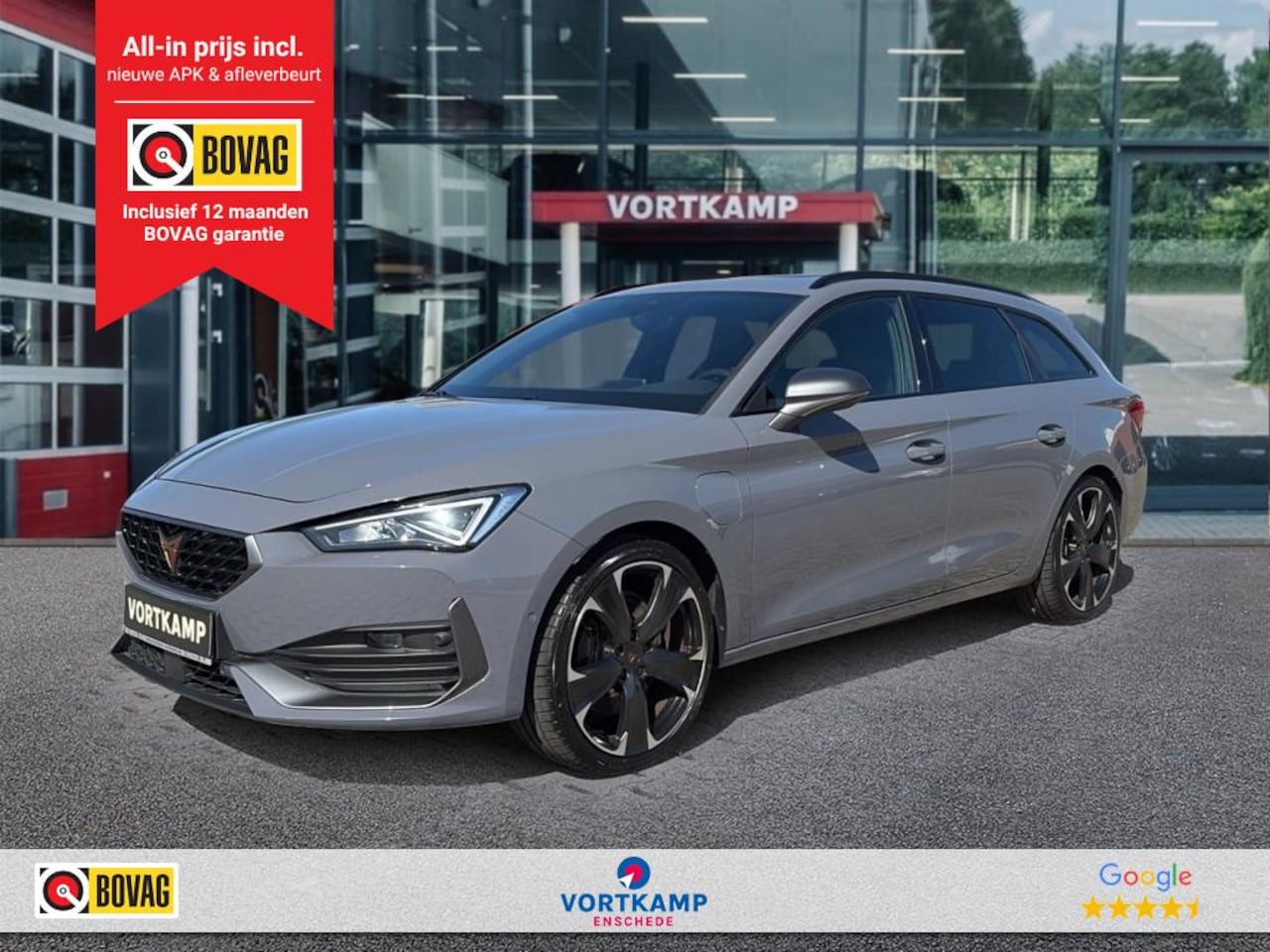 CUPRA Leon Sportstourer - 1.4 TSI VZ eHYBRID PANO-DAK/CAMERA/ELEK-KLEP/ACC/MEM/STOEL+STUURVERW - AutoWereld.nl