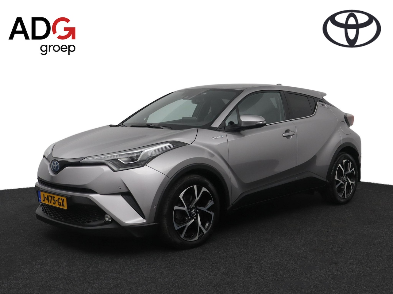 Toyota C-HR - 1.8 Hybrid Premium | Stoelverwarming | Leder/stoffen bekleding | Parkeersensoren | - AutoWereld.nl