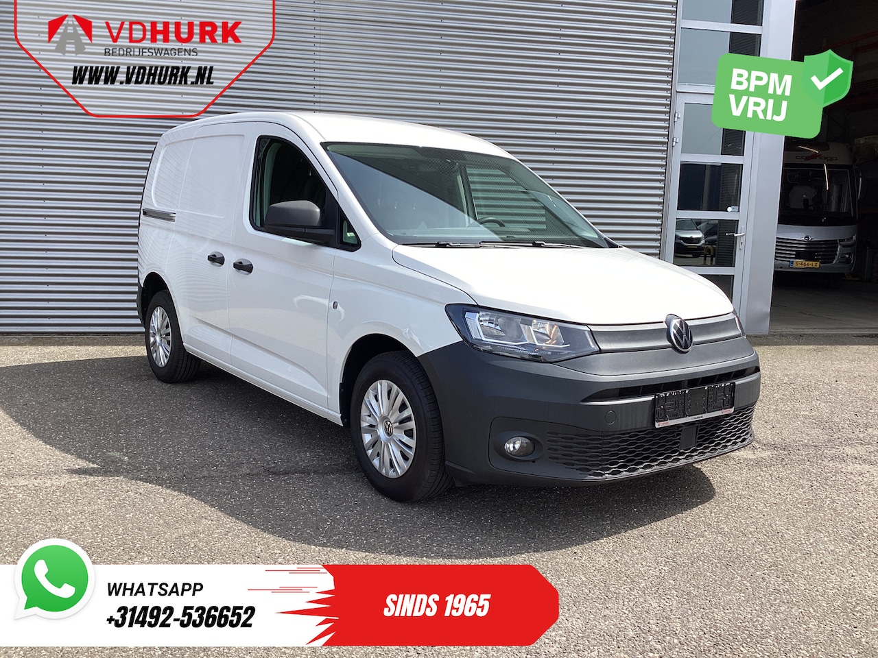 Volkswagen Caddy Cargo - 2.0 TDI 100 pk Omvormer/ Sortimo/ Cruise/ Airco/ DAB - AutoWereld.nl