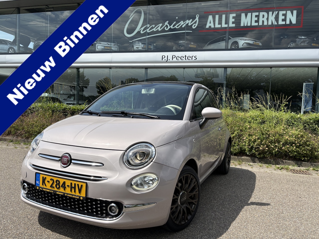Fiat 500 - 1.2 Star Powder Pink Glazen panoramadak - Climate control - Parkeersensor achter - Cruise - AutoWereld.nl