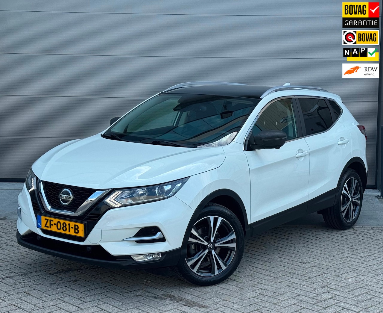 Nissan Qashqai - 1.3 DIG-T 140pk 2019 Wit PANO|CAMERA|2E EIG. - AutoWereld.nl