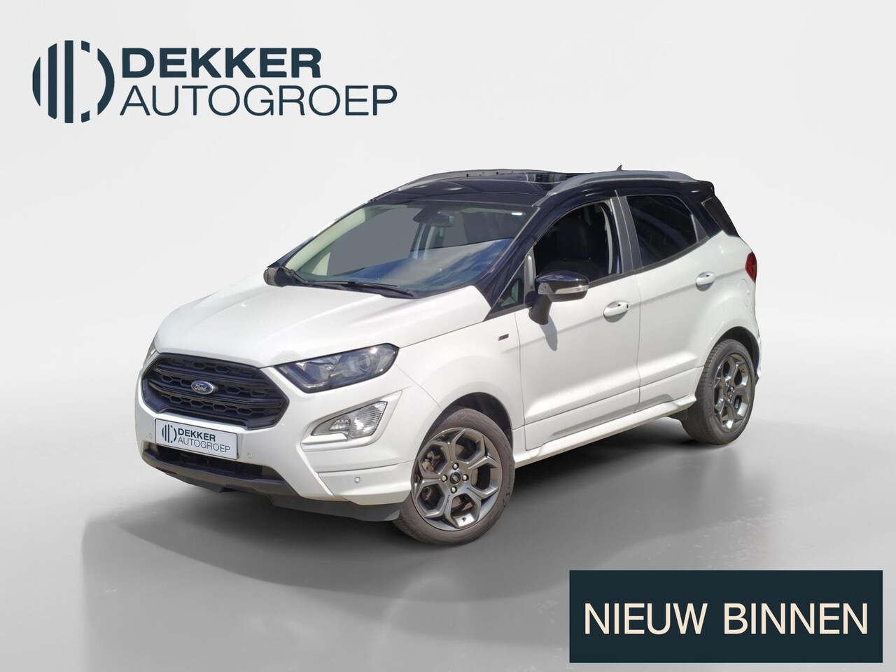 Ford EcoSport - 1.0 EcoBoost ST-Line X Black & White Edition | SCHUIFDAK | WINTER PACK | NAVIGATIE | TREKH - AutoWereld.nl