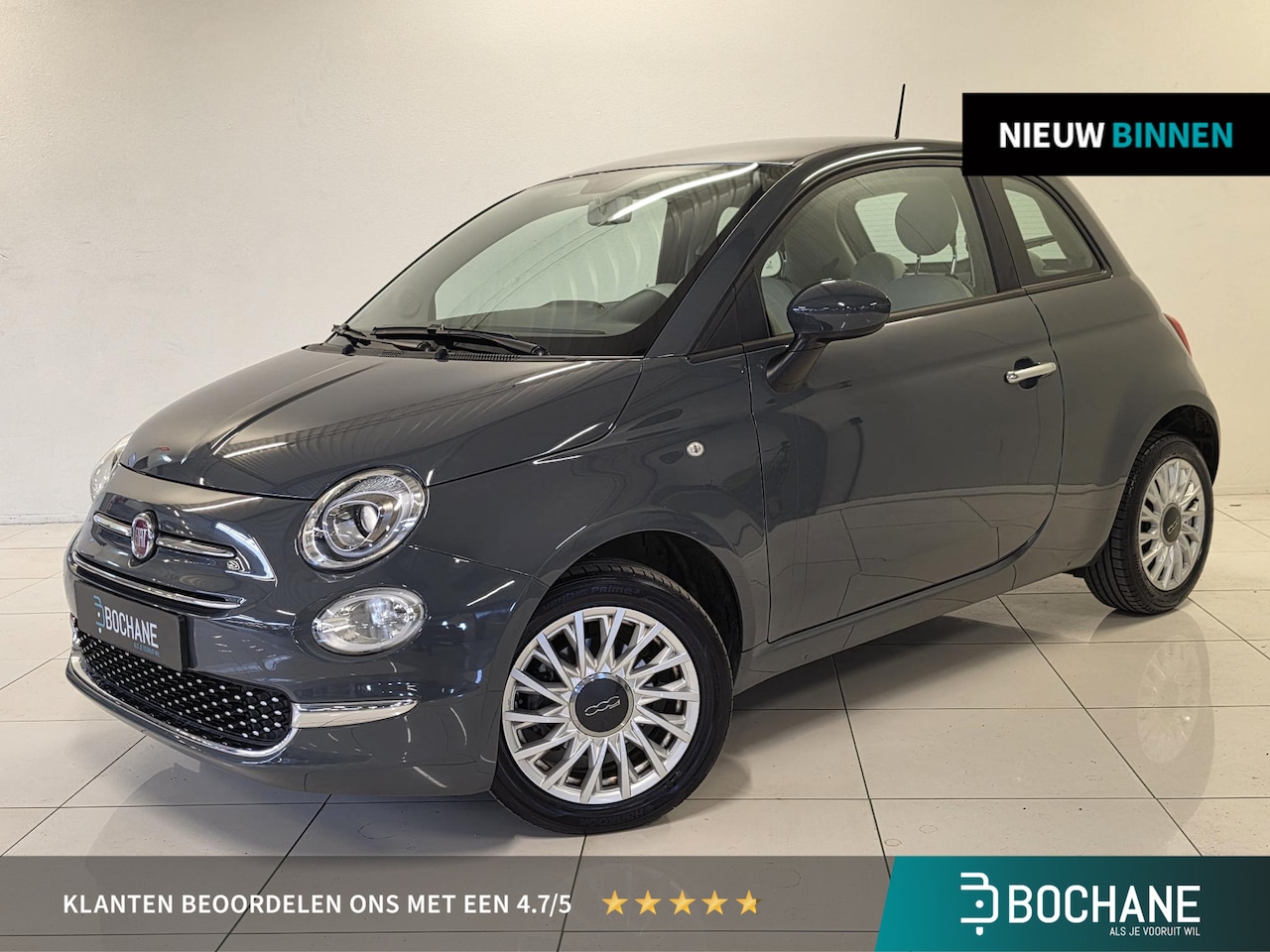 Fiat 500 - 1.0 Hybrid Lounge | Airco | Apple CarPlay / Android Auto navigatie | Bluetooth | - AutoWereld.nl