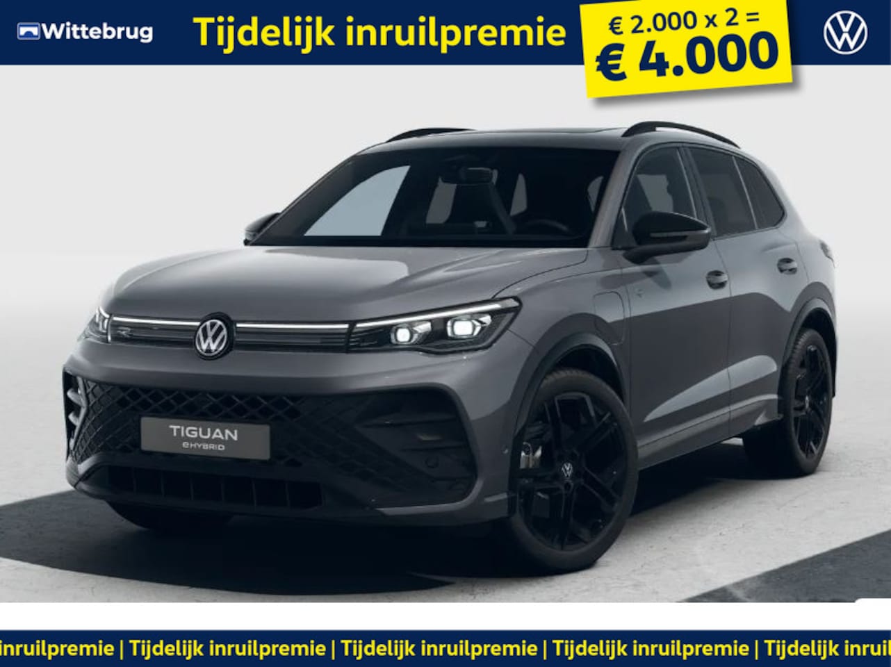 Volkswagen Tiguan - 1.5 eHybrid R-Line Edition !!!Profiteer ook van € 4.000,- inruilpremie!! - AutoWereld.nl