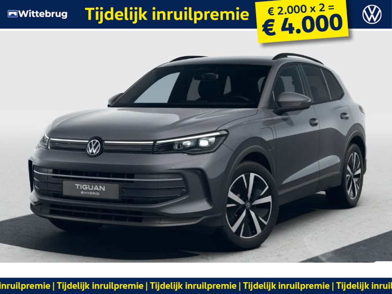 Volkswagen Tiguan - 1.5 eHybrid Life Edition !!!Profiteer ook van € 5.000,- inruilpremie!! - AutoWereld.nl