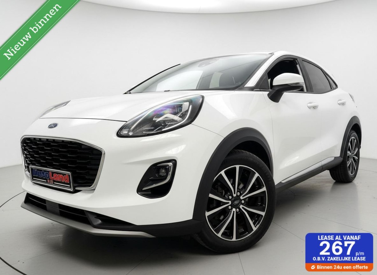 Ford Puma - 1.0 EcoBoost Hybrid Titanium|Carplay|Cruise|Led|21|Eerste Eigenaar 87882 Km Gereden - AutoWereld.nl