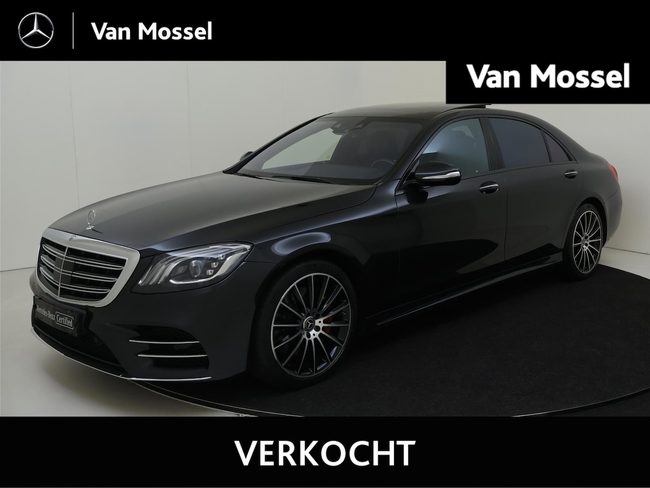 Mercedes-Benz S-klasse - 560 4Matic Lang Premium Plus VERWACHT !!! | LUCHTVERING | AMG EXTERIEUR | LEDER | AMBIANTE - AutoWereld.nl
