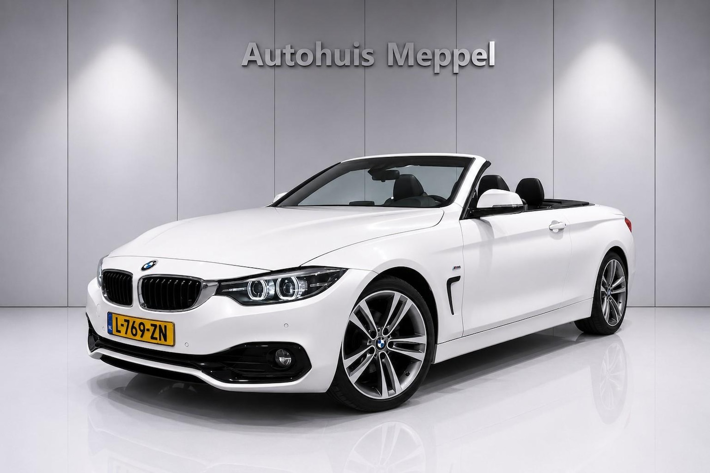 BMW 4-serie Cabrio - 420i Sport-Line*H/kSound*Nekverwarmer*Navi*LED*PDC - AutoWereld.nl