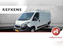 Peugeot Boxer - 330 140pk L2H1 Premium | Imperiaal | 3 Persoons | Airco | Zijruit rechts | Vloerafwerking