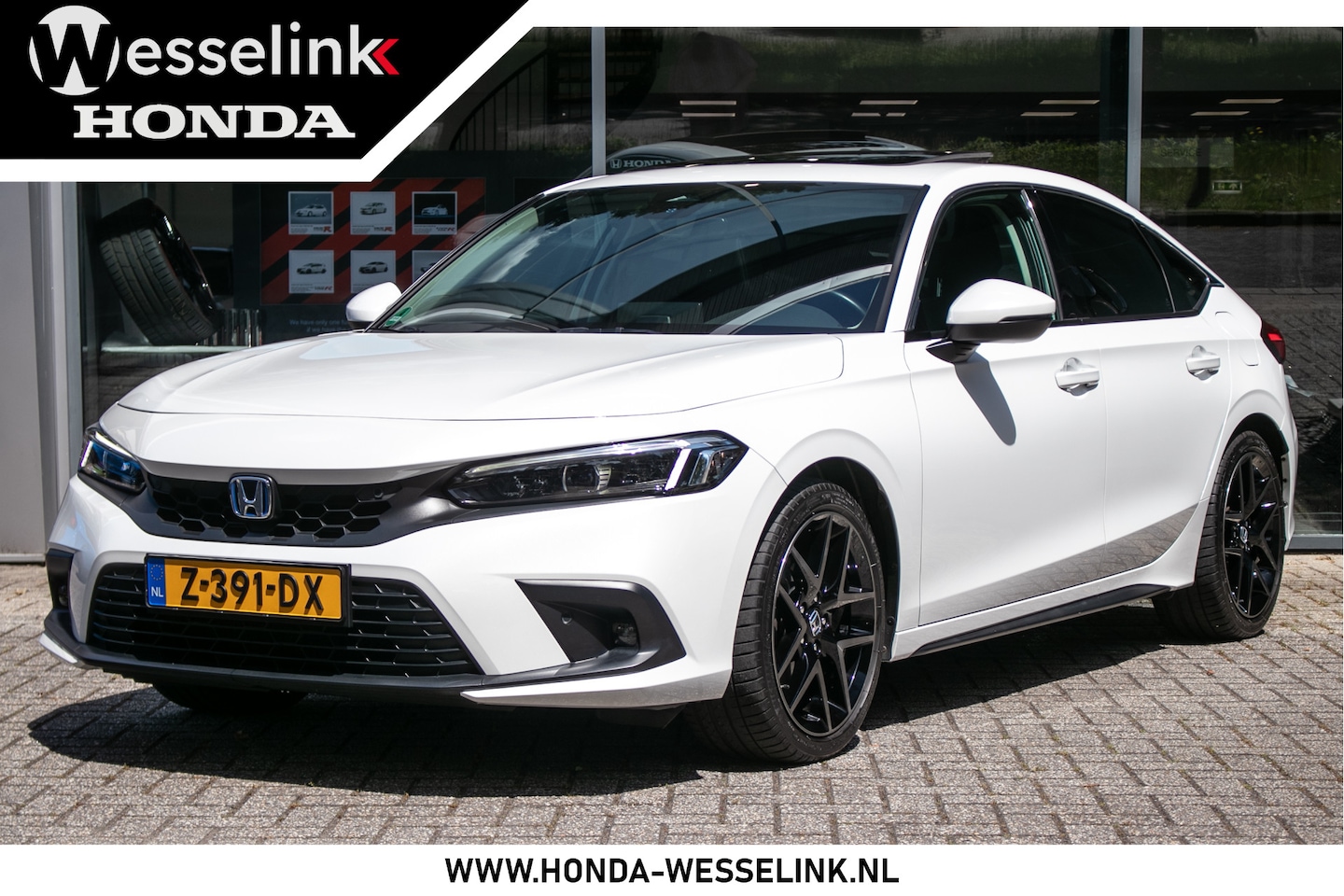 Honda Civic - 2.0 e:HEV Advance - Trekhaak afn. | Schuif-/kanteldak | Navigatie - AutoWereld.nl