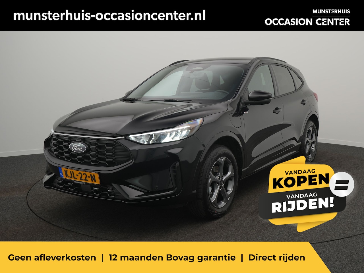 Ford Kuga - 2.5 PHEV ST-Line - RIJKLAARPRIJS - Plug-in Hybride - 243 PK - Achteruitrijcamera - Apple C - AutoWereld.nl