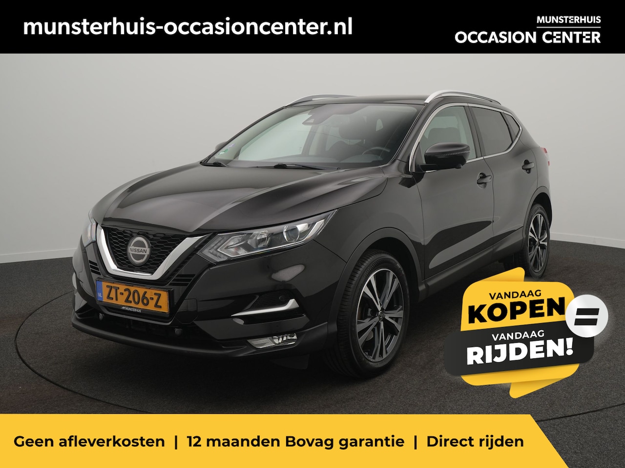 Nissan Qashqai - 1.3 DIG-T 160 PK N-Connecta - RIJKLAARPRIJS - Automaat - 160 PK - Panoramadak - Rondomzich - AutoWereld.nl
