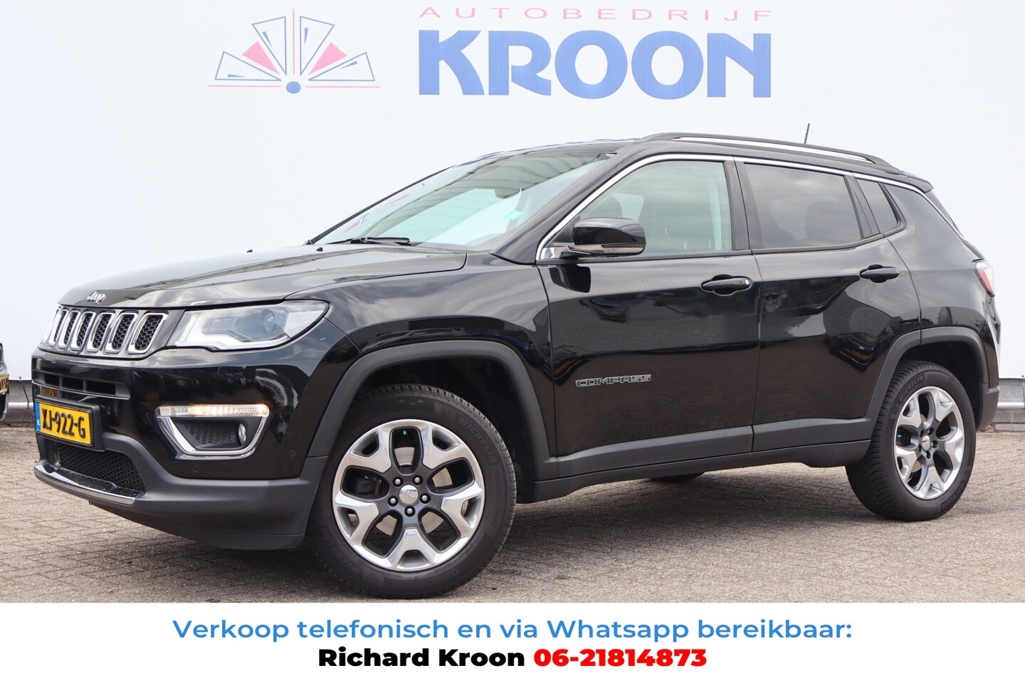 Jeep Compass - 1.4 MultiAir Limited 4x4|Trekhaak|Leer|Cruise| - AutoWereld.nl