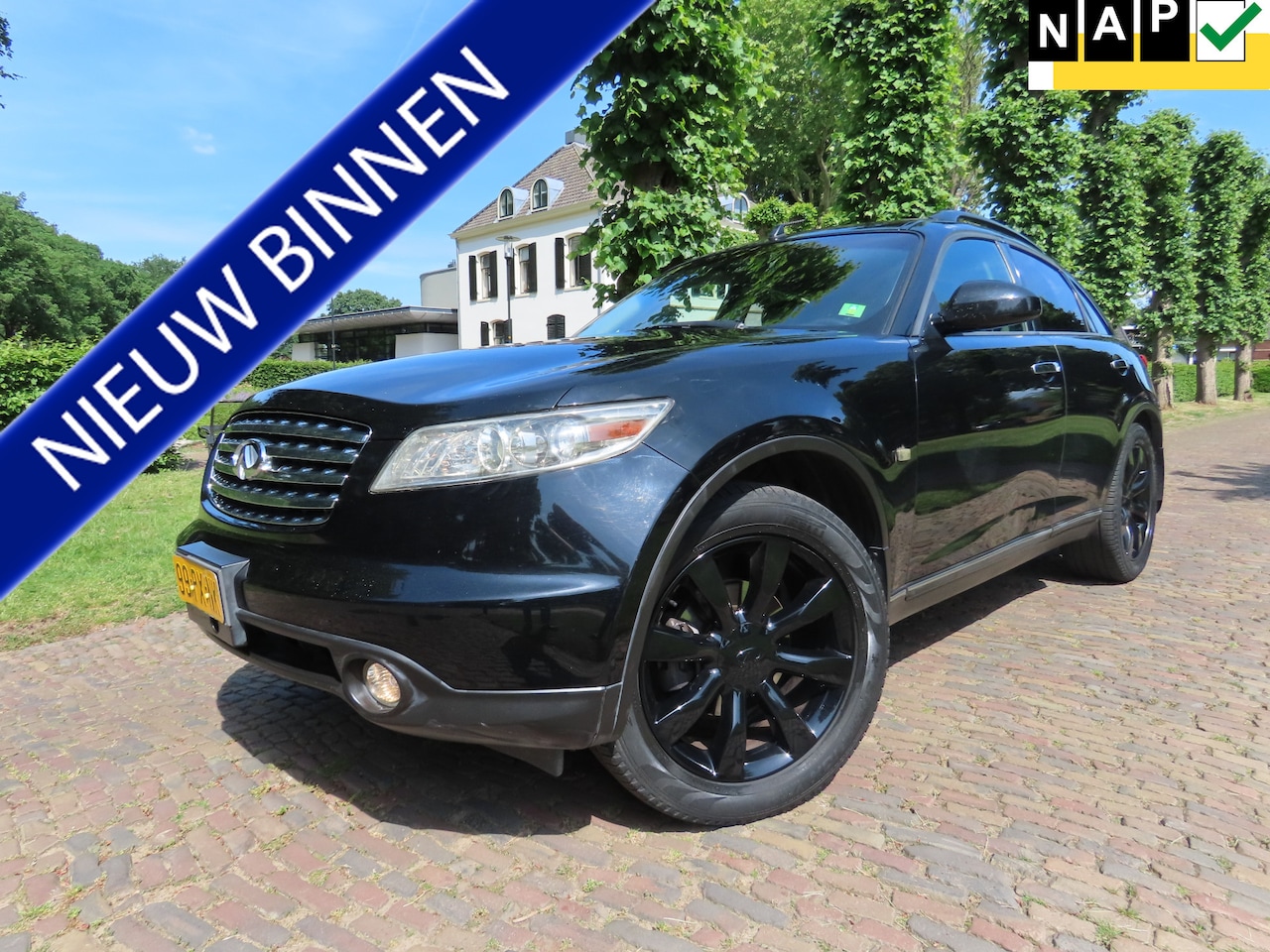 Infiniti FX - 35 Leer Stoelverwarming Achteruitrijcamera Schuif/Kanteldak Ecc Cruisecontrol Lm Velgen Tr - AutoWereld.nl