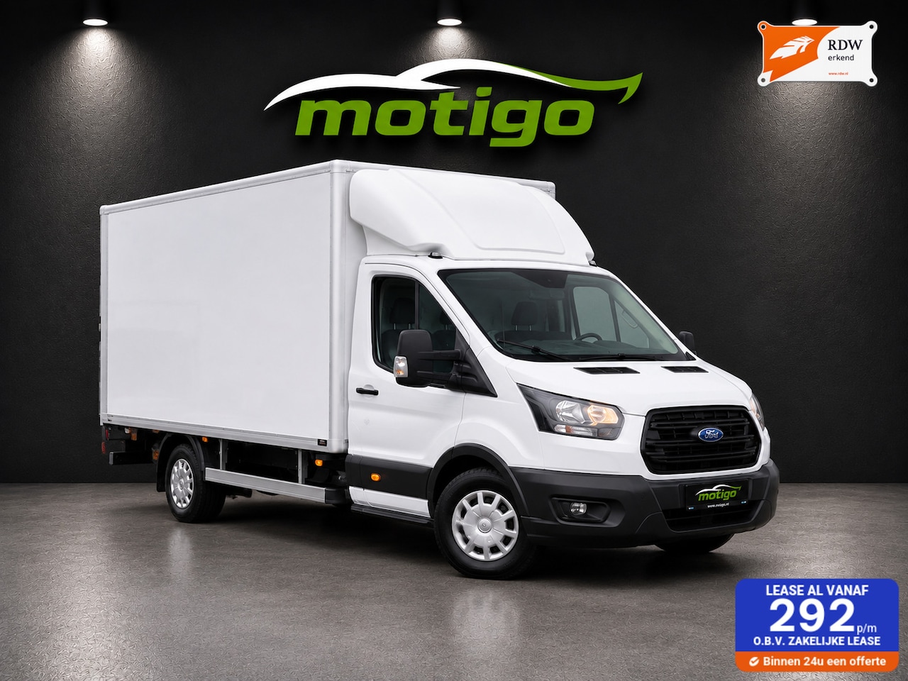 Ford Transit - 2.0 TDCI 130pk Bakwagen EURO 6 met laadbak+klep - AutoWereld.nl