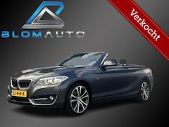 BMW 2-serie Cabrio - 218i Sport SPORTSTOELEN+XENON NL AUTO