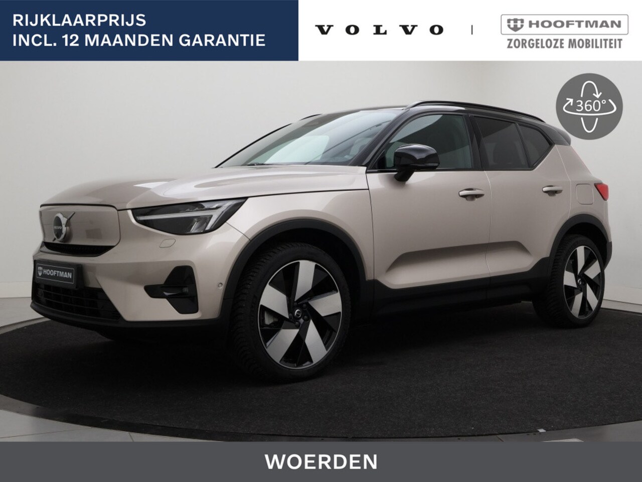 Volvo XC40 - RECHARGE PURE ELECTRIC SCHUIFDAK 360GR CAM TREKHAAK KEYLESS - AutoWereld.nl