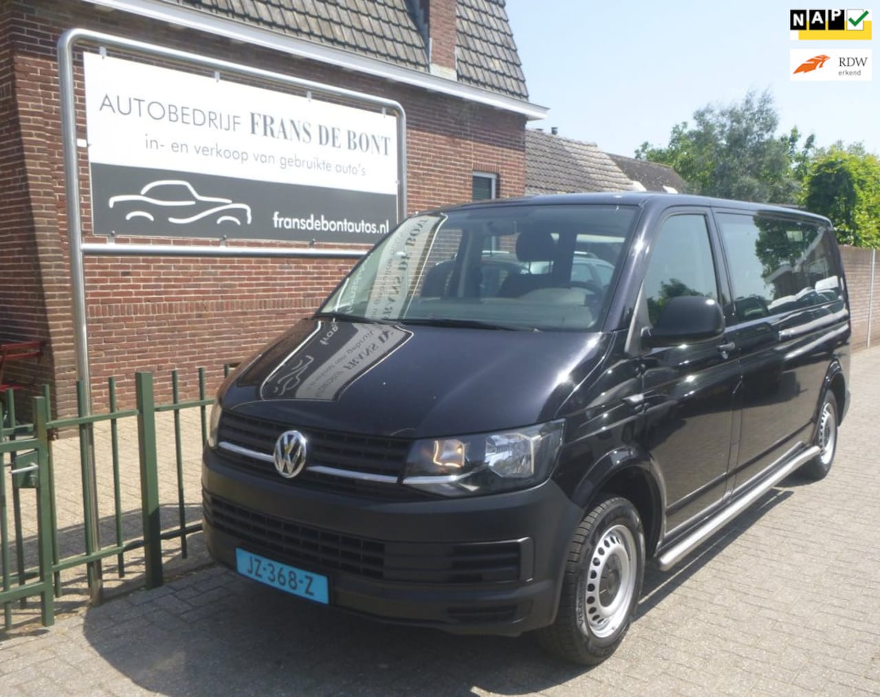 Volkswagen Transporter Kombi - 2.0 TDI L2H1 AIRCO 9 PERSOONS NETTE BUS € 10.500 ex btw - AutoWereld.nl
