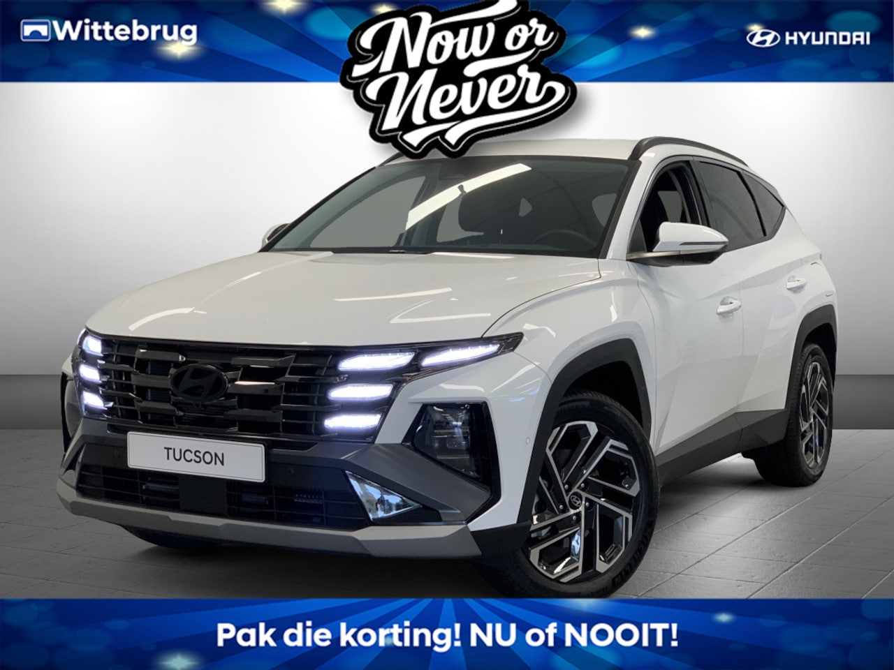 Hyundai Tucson - 1.6 T-GDI PHEV Premium Plug-In Hybride met Lederen bekleding, Navigatie en Stoelverwarming - AutoWereld.nl