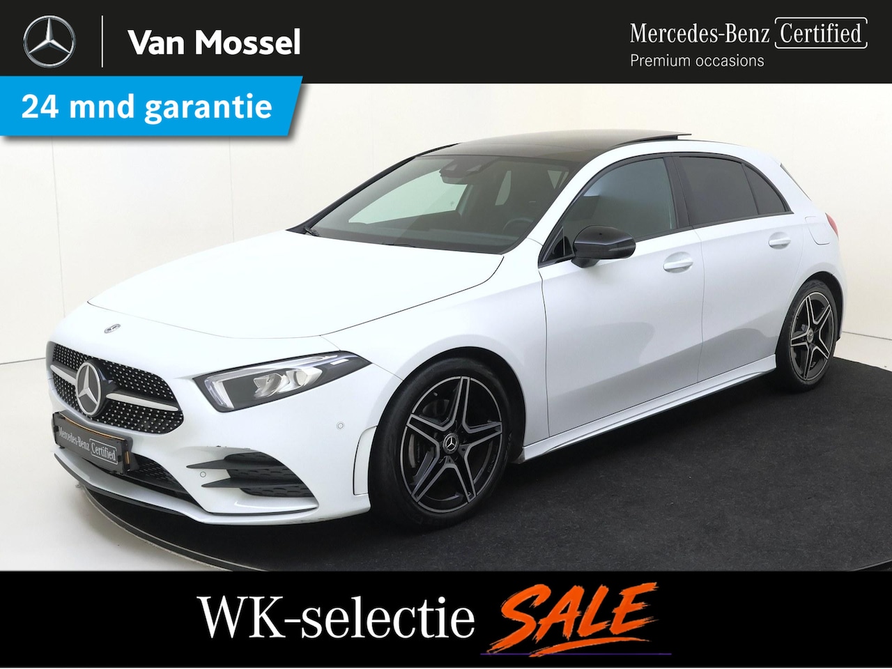 Mercedes-Benz A-klasse - 180 Business Solution AMG Panoramadak / Nightpakket / Parkeercamera / - AutoWereld.nl
