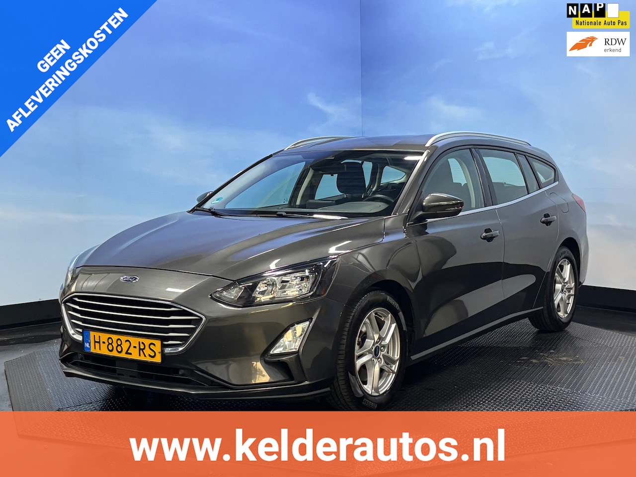 Ford Focus Wagon - 1.0 EcoBoost Trend Edition Business Navi | Airco | Cruise | PDC | Trekhaak - AutoWereld.nl