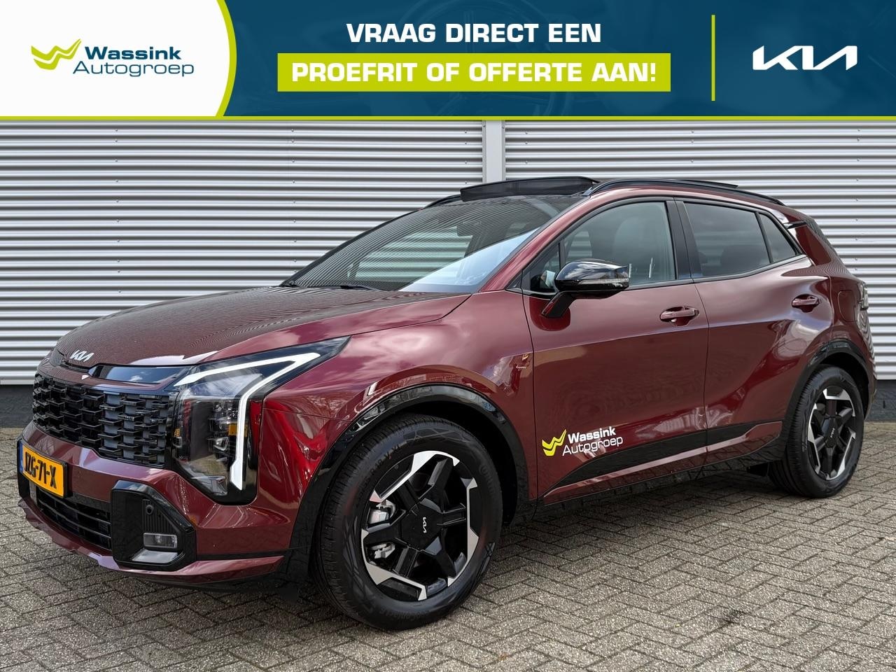 Kia Sportage - 1.6 T-GDi 239pk Hybrid AT6 GT-Line | Schuif/Kanteldak | Stoel/Stuurwielverwarming | Naviga - AutoWereld.nl