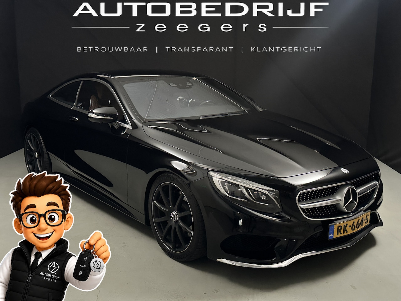 Mercedes-Benz S-klasse Coupé - 500 4Matic Designo*glasdak*VOL OPTIES - AutoWereld.nl