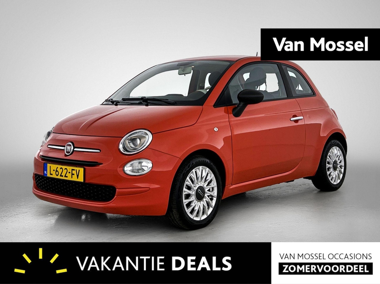 Fiat 500 - 1.0 Hybrid Cult | Airco | Navigatie | Lichtmetalen velgen - AutoWereld.nl