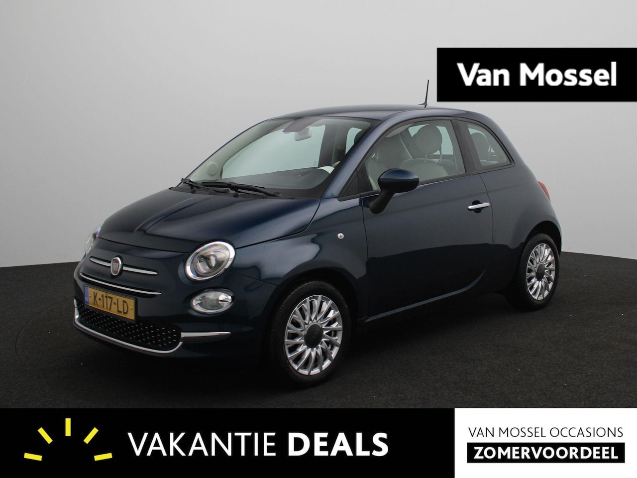 Fiat 500 - 1.0 Hybrid Lounge | Lichtmetalen Velgen | DAB | Lage KM. Stand | - AutoWereld.nl