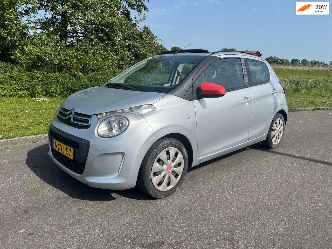 Citroën C1 - 1.0 e-VTi Airscape Feel BJ 2014 AIRCO OPEN DAK meer foto`s vervolg - AutoWereld.nl