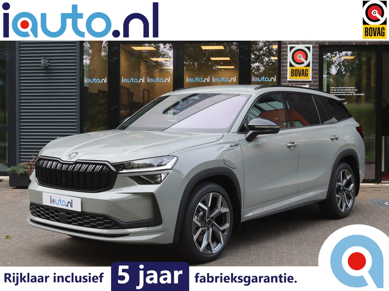 Skoda Kodiaq - 1.5 TSI PHEV Sportline Business Matrix LED/ACC/Keyless/Camera/20"/Elek. stoel/Trekhaak weg - AutoWereld.nl