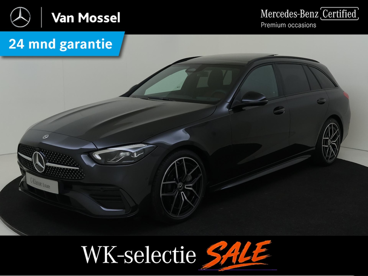 Mercedes-Benz C-klasse Estate - 180 Star Edition / Stoelverwarming / Achteruitrijcamera / Panorama-schuifdak / Night-Pakke - AutoWereld.nl