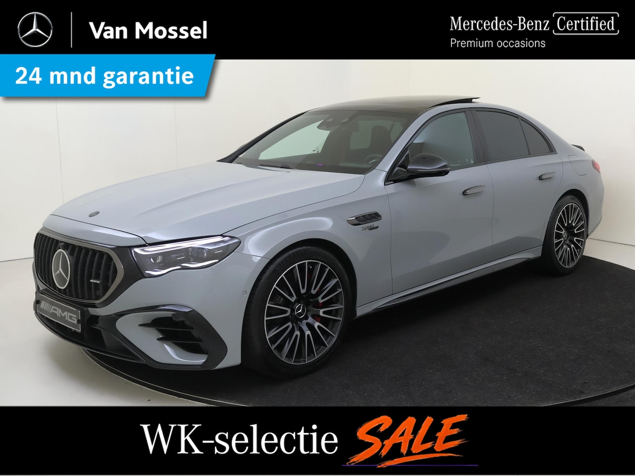 Mercedes-Benz E-klasse - AMG 53 4MATIC+ Night Edition /Panoramadak /Hyperscreen /HUD /Memory /performance stoelen / - AutoWereld.nl