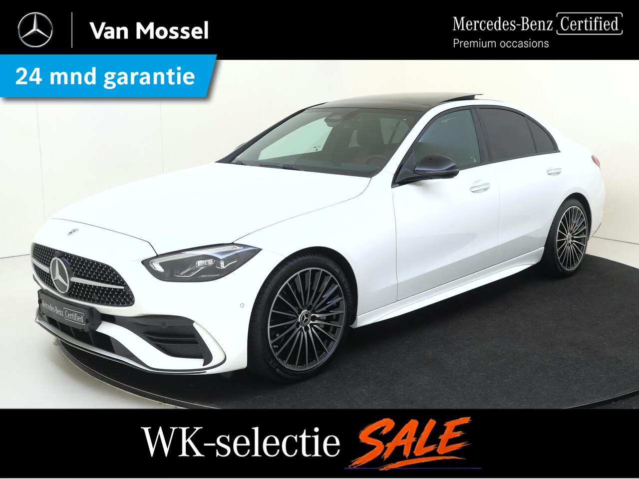 Mercedes-Benz C-klasse - 180 Star Edition AMG Line / Memory-Stoelen / Panaroma-dak / - AutoWereld.nl