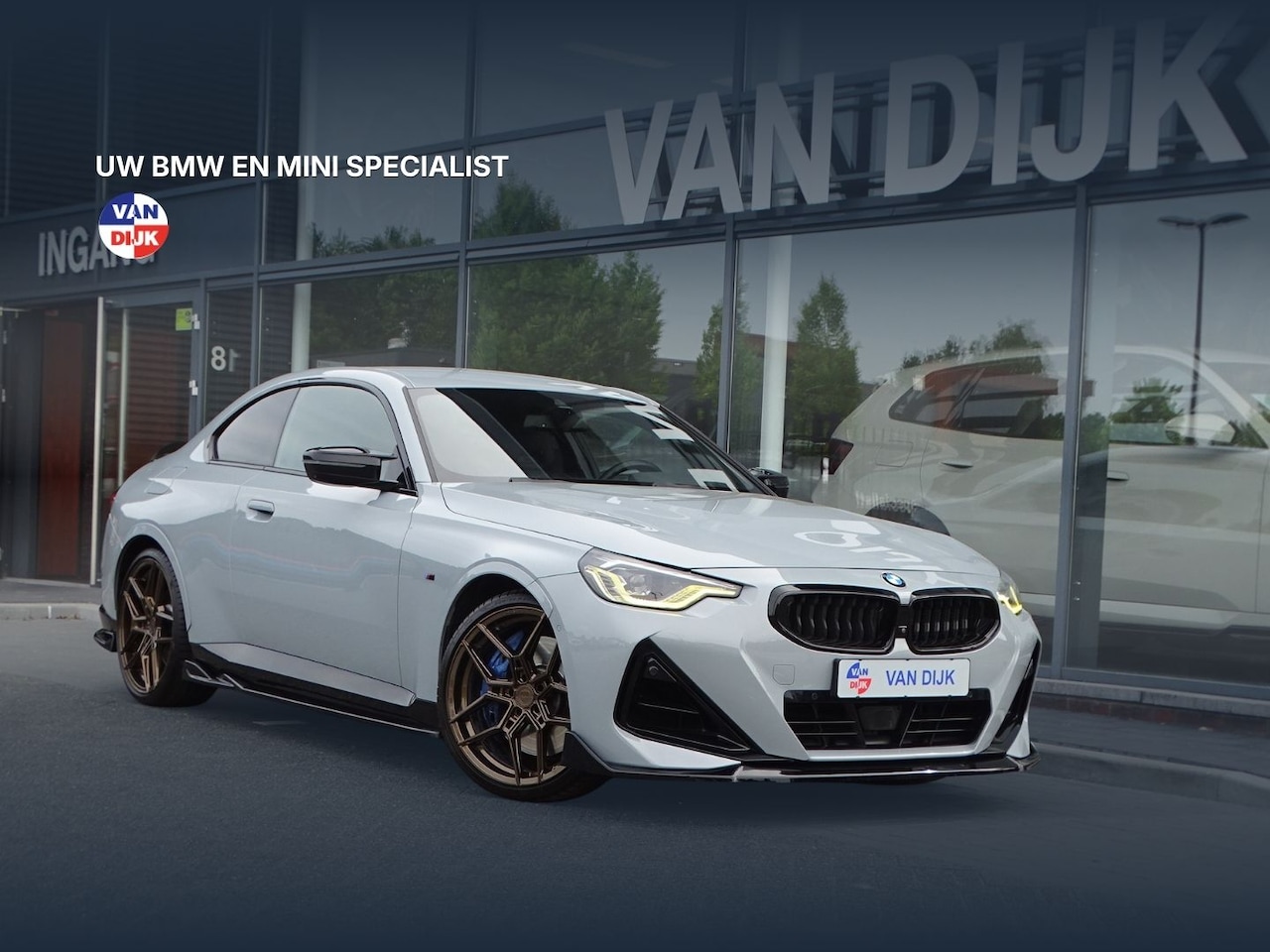 BMW 2-serie Coupé - M240i xDrive High Exe M sportpakket Harman/Kardon Motorsporttechniek pakket ADA Led Vol mi - AutoWereld.nl
