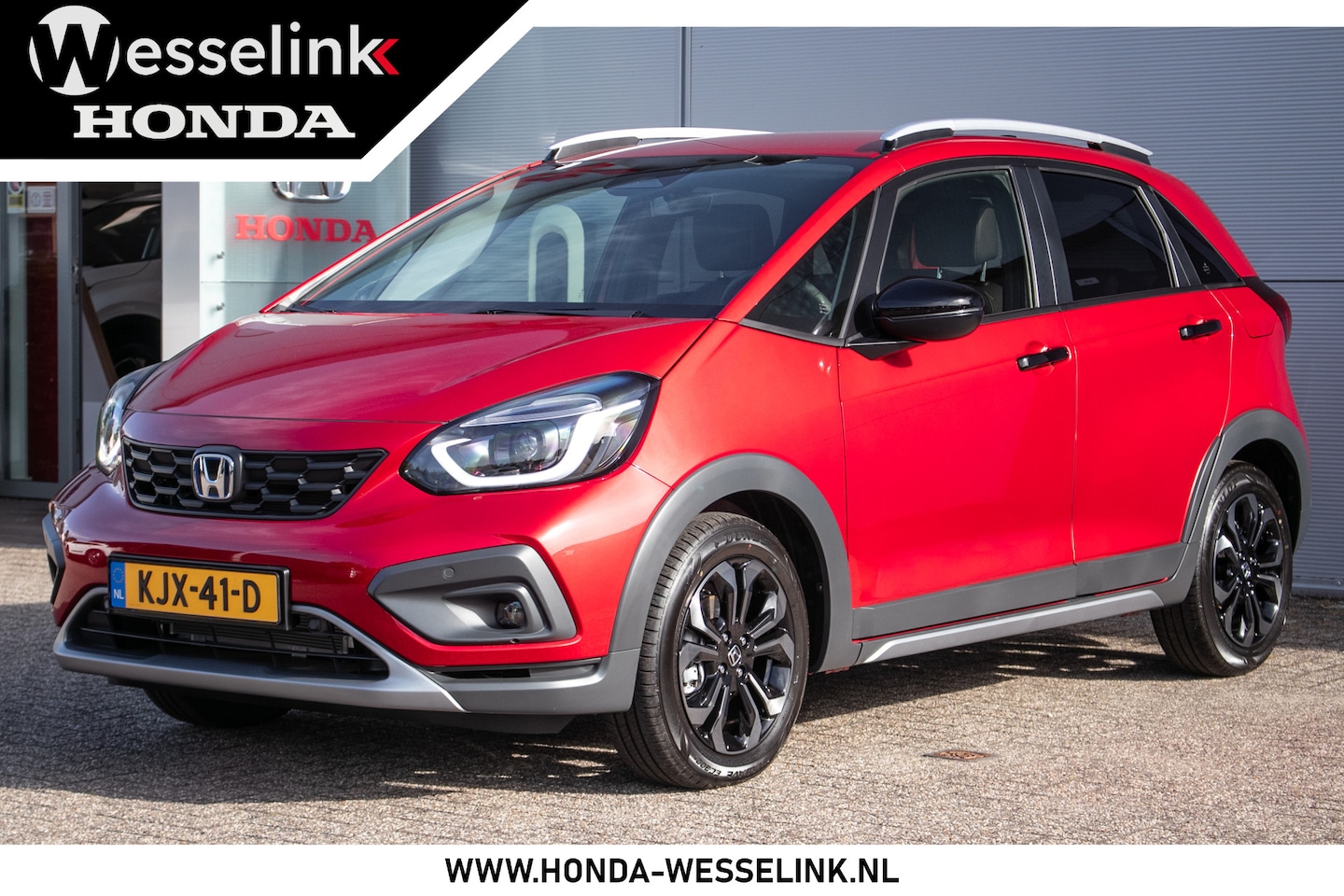 Honda Jazz - 1.5 e:HEV Advance Crosstar Cons.prijs rijklr | Honda Sensing | Apple cp/Android auto - AutoWereld.nl