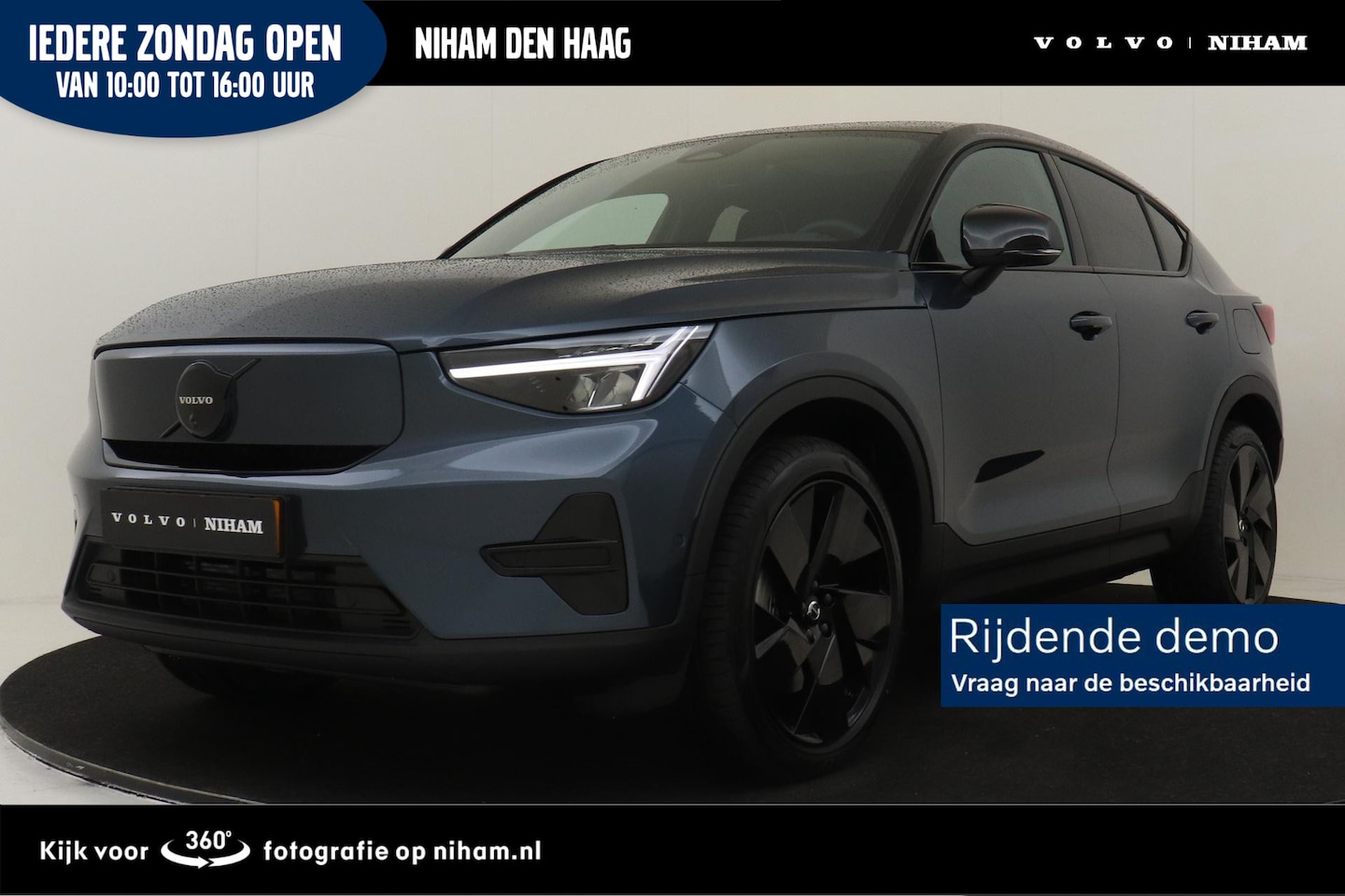 Volvo EC40 - TWIN MOTOR ULTRA BLACK EDITION EUROPA 82 kWh PANO.DAK|HARMAN/KARDON|360°CAM|POWER-SEATS|PR - AutoWereld.nl