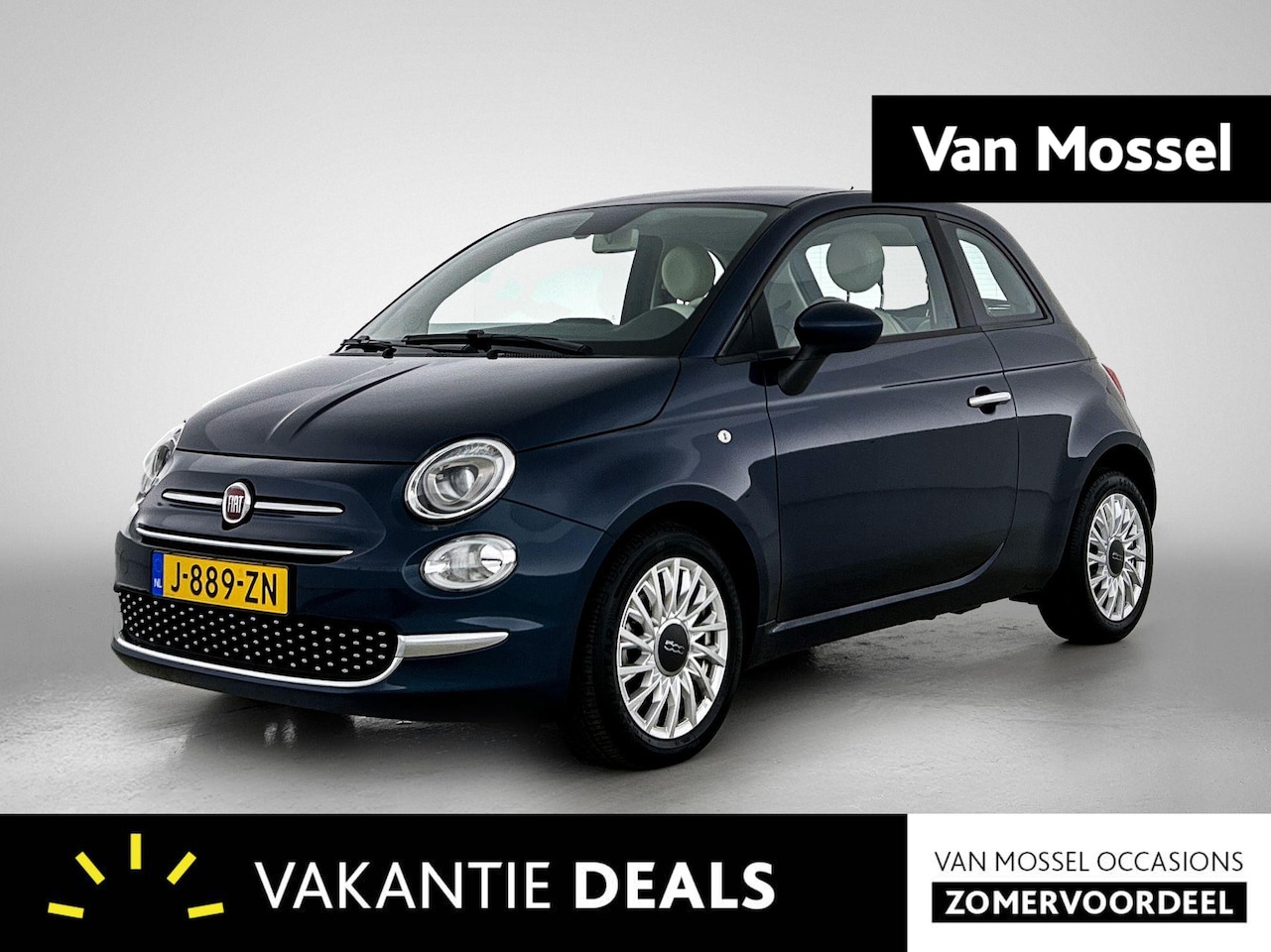 Fiat 500 - 1.0 Hybrid Lounge | Cruisecontrol | Carplay | LMV | - AutoWereld.nl