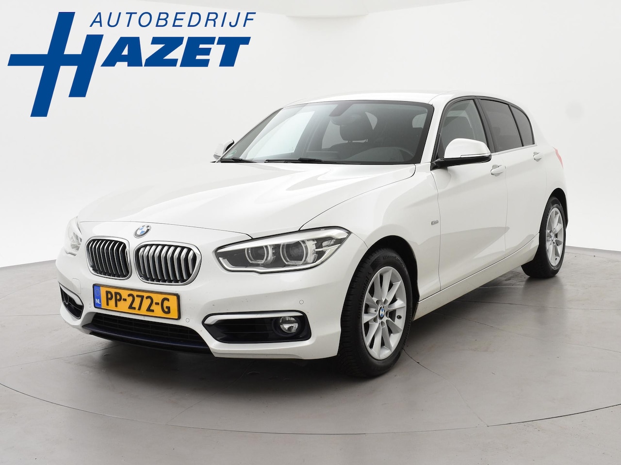 BMW 1-serie - 120i 184 PK H.E. LUXURY AUT. + DRAADLOZE CARPLAY | LEDER | STOELVERW. | AFN. TREKHAAK - AutoWereld.nl