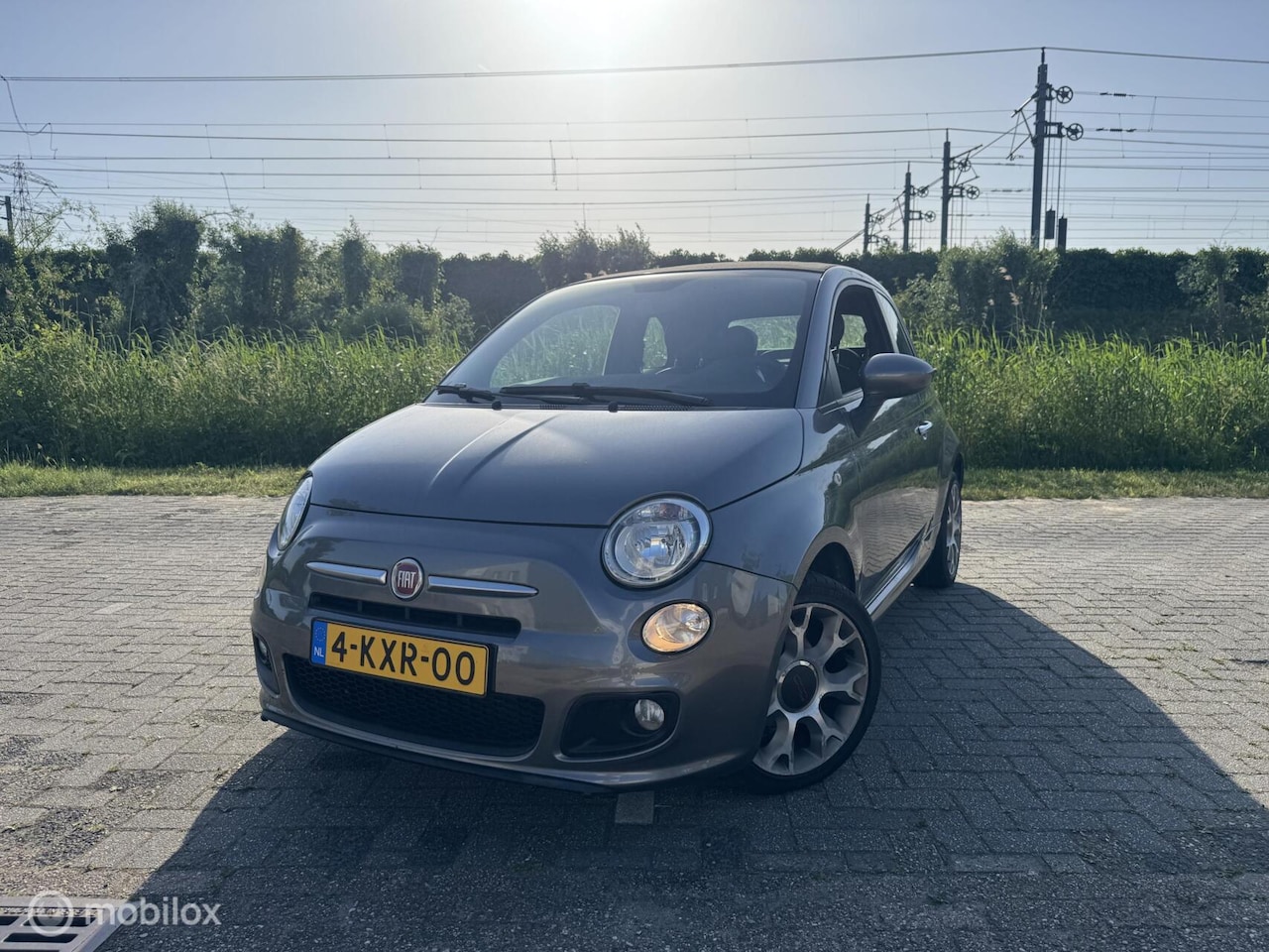 Fiat 500 - S 0.9 TwinAir Cabrio | PDC | Airco | Leder | NAP - AutoWereld.nl