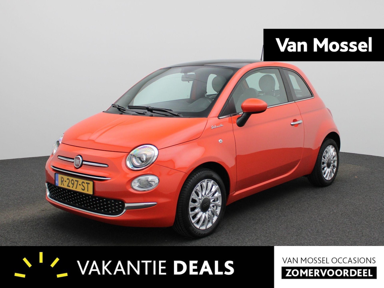 Fiat 500 - 1.0 Hybrid Dolcevita | Apple carplay/Android Auto | Airco | LMV 15"| Cruise Controel | Blu - AutoWereld.nl