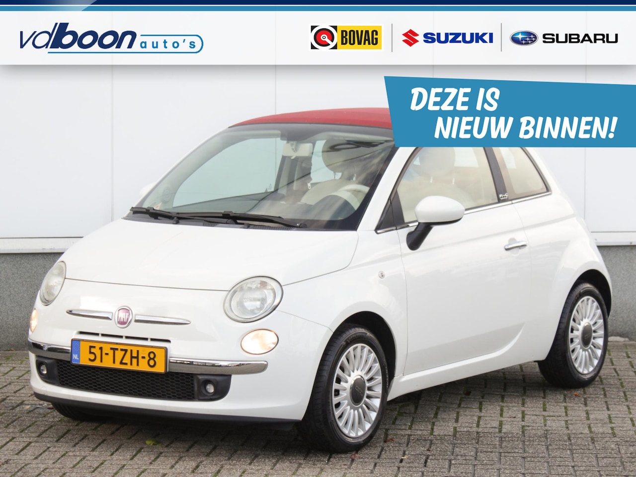 Fiat 500 C - 1.2 Pop | Park sens | Clima | Lm-Velgen - AutoWereld.nl
