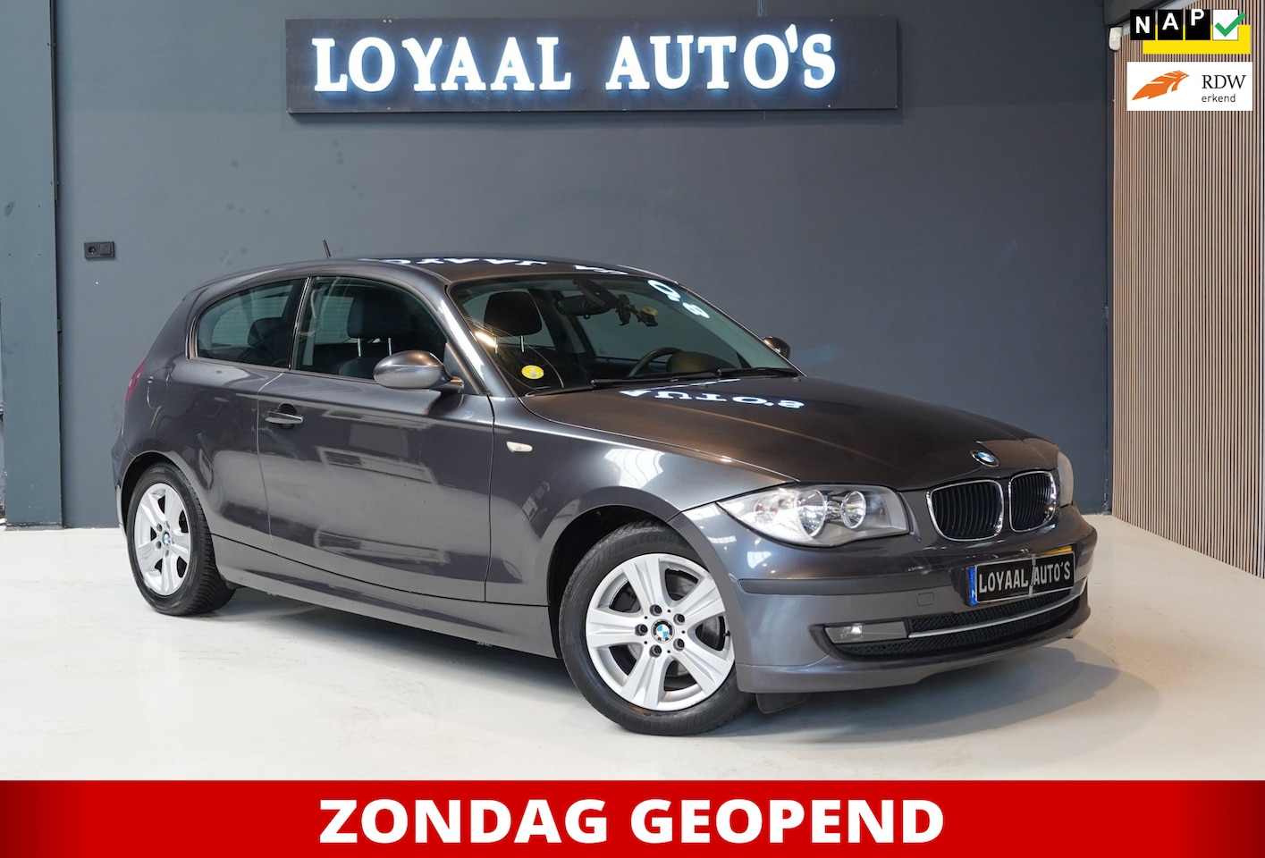 BMW 1-serie - 118i Business Line | AUT | AIRCO | ELEK.RAMEN | NAP | APK. - AutoWereld.nl