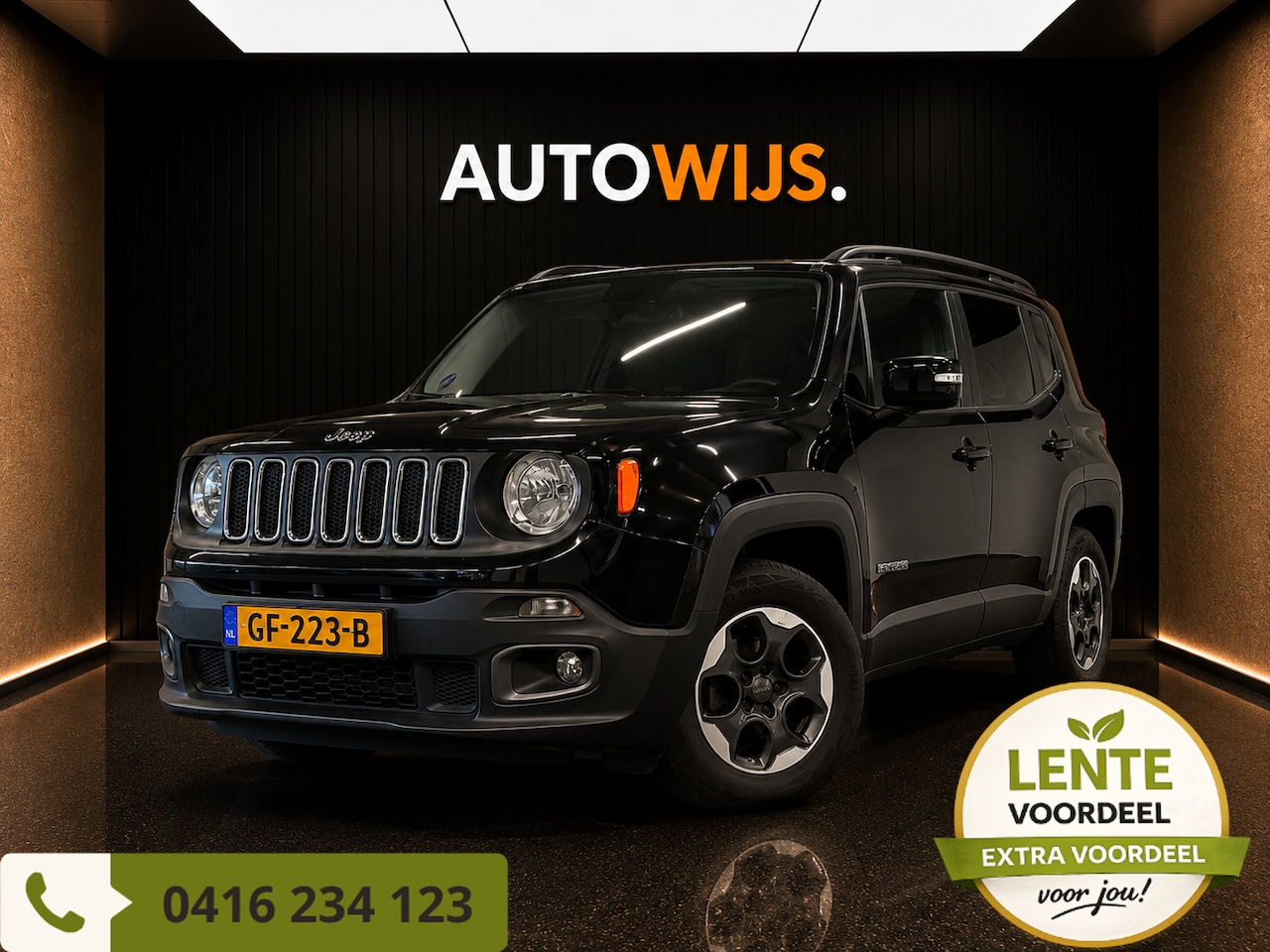 Jeep Renegade - 1.4 MultiAir Longitude|Trekhaak|NL AUTO|LM-VELG|CRUISE - AutoWereld.nl
