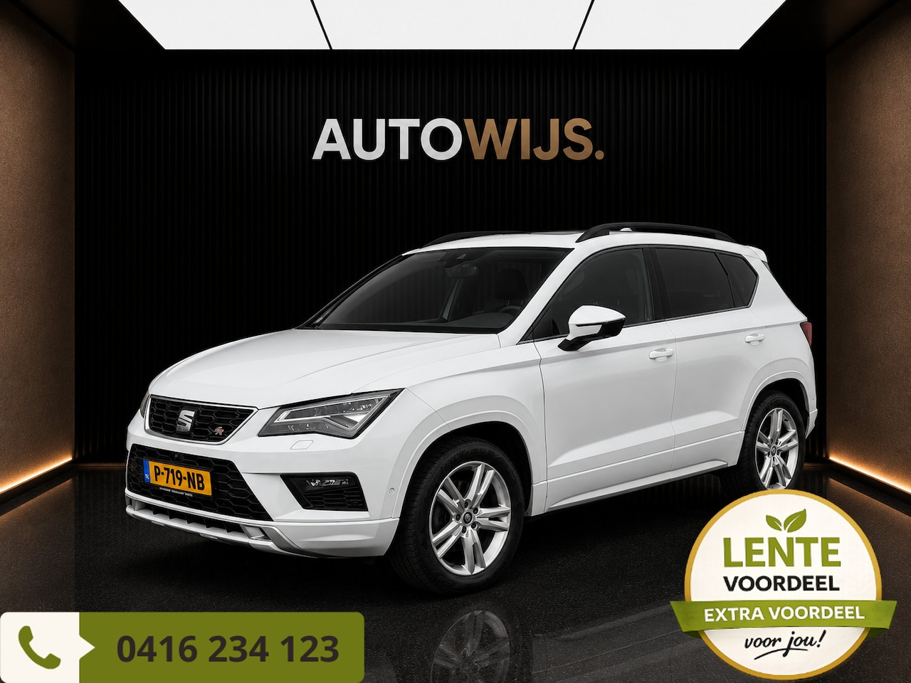 SEAT Ateca - 2.0 EcoTSI FR 4DRIVE|190PK|PANO|CAMERA|FR-PAKKET|ALCANTARA - AutoWereld.nl