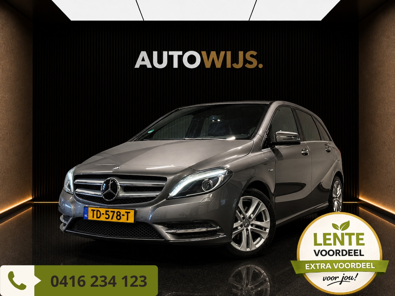 Mercedes-Benz B-klasse - 180 Ambition|TREKHAAK|XENON|NAVI|MEMORY - AutoWereld.nl